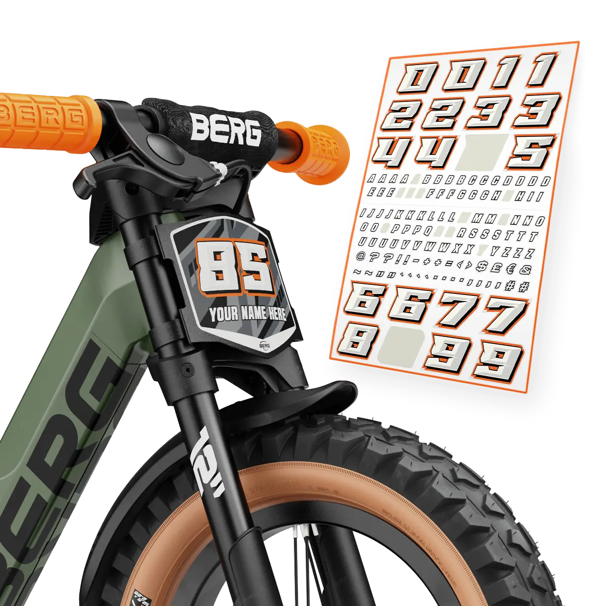 BERG Biky Trail Green Handbrake