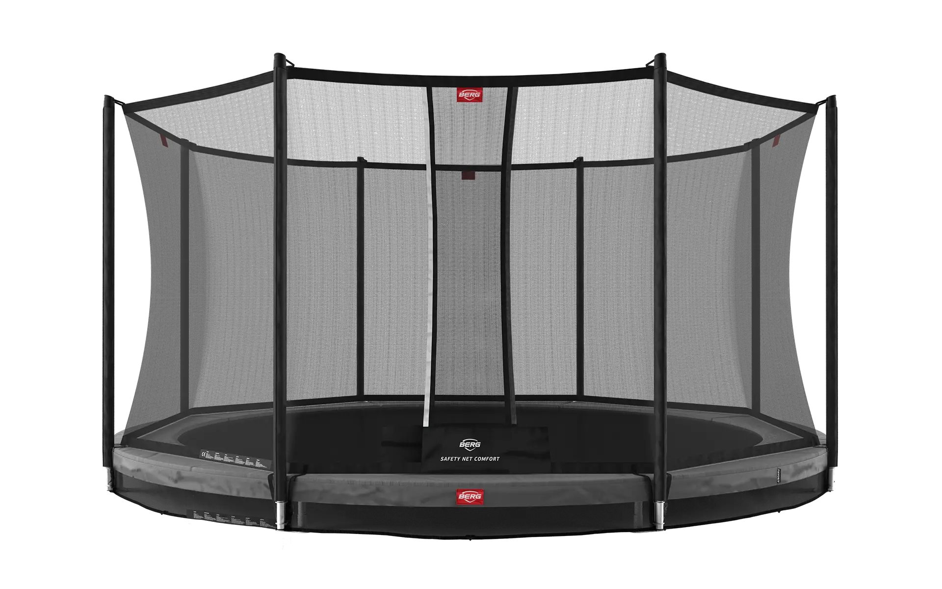 BERG Favorit InGround 380 Grey + Sicherheitsnetz Comfort