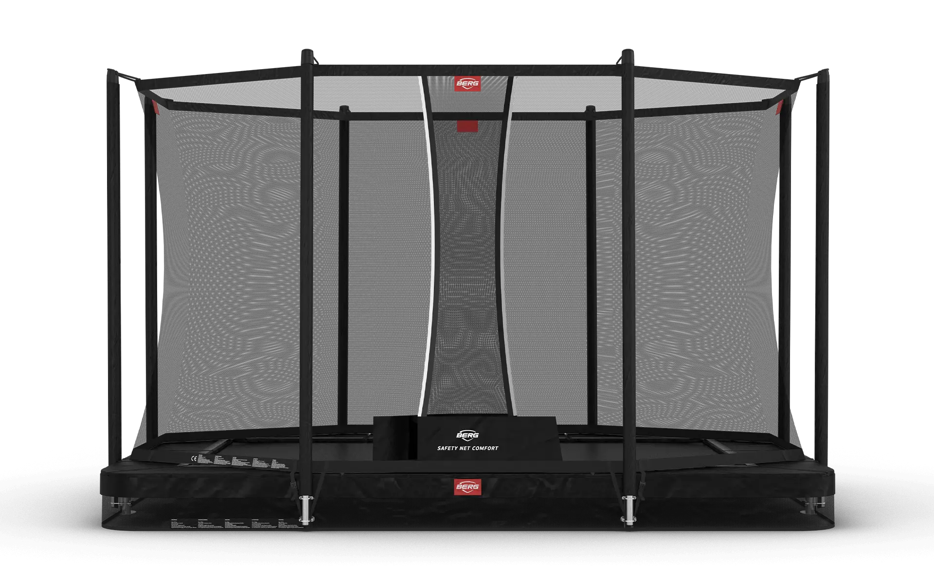 BERG Ultim Favorit InGround 330 Black + Safety Net Comfort