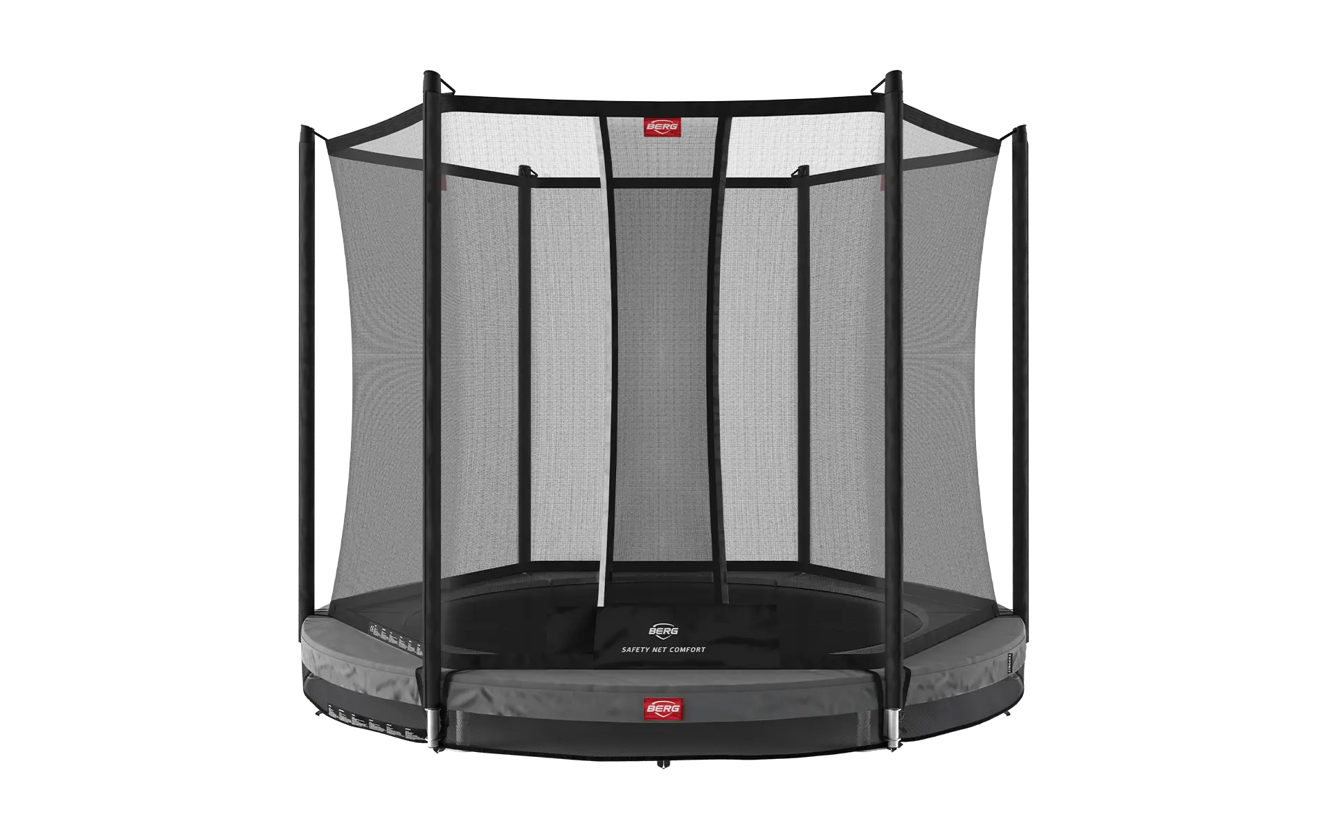 BERG Favorit InGround 200 Grey + Sicherheitsnetz Comfort