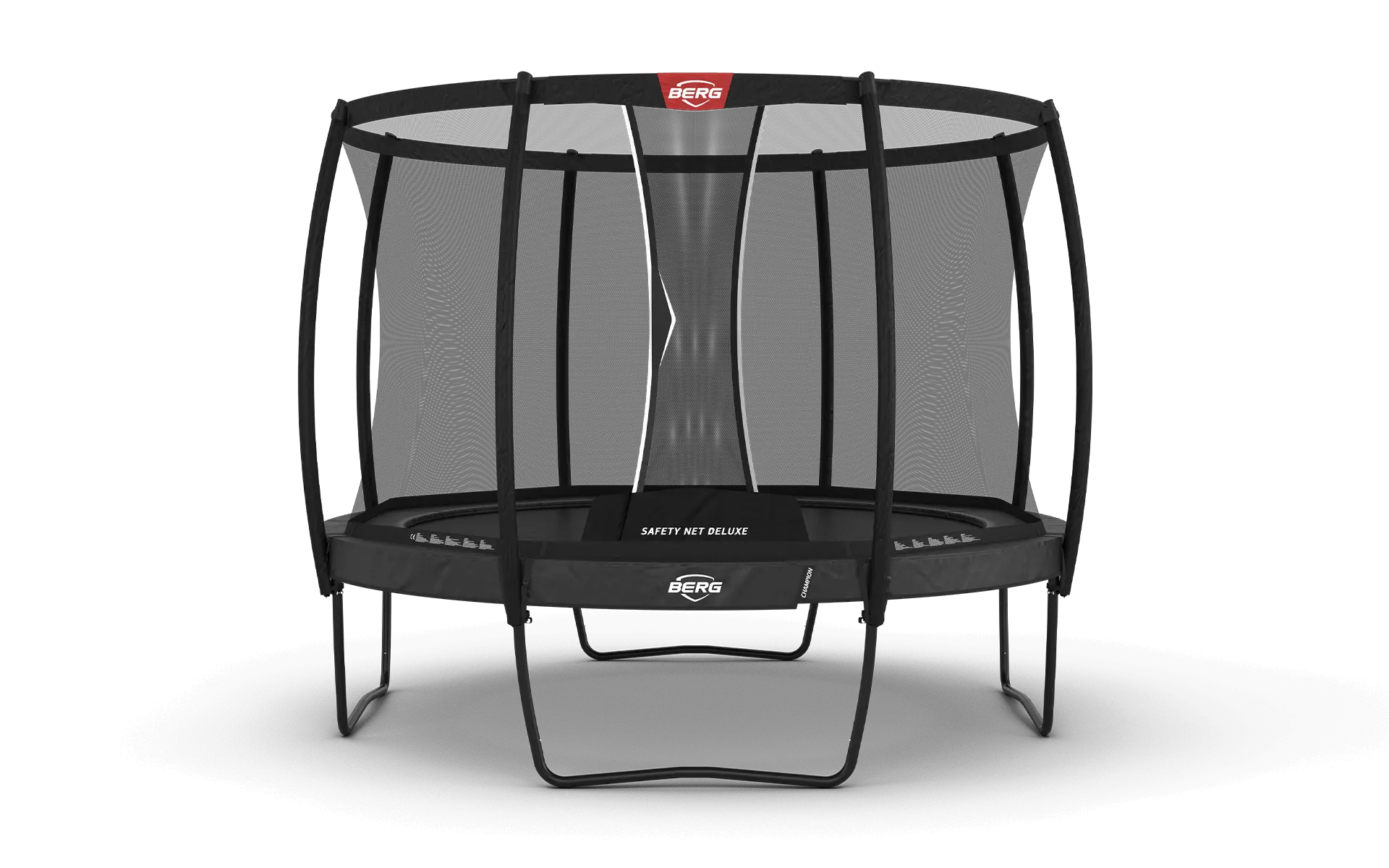 BERG Champion Regular 330 Grau + Sicherheitsnetz Deluxe