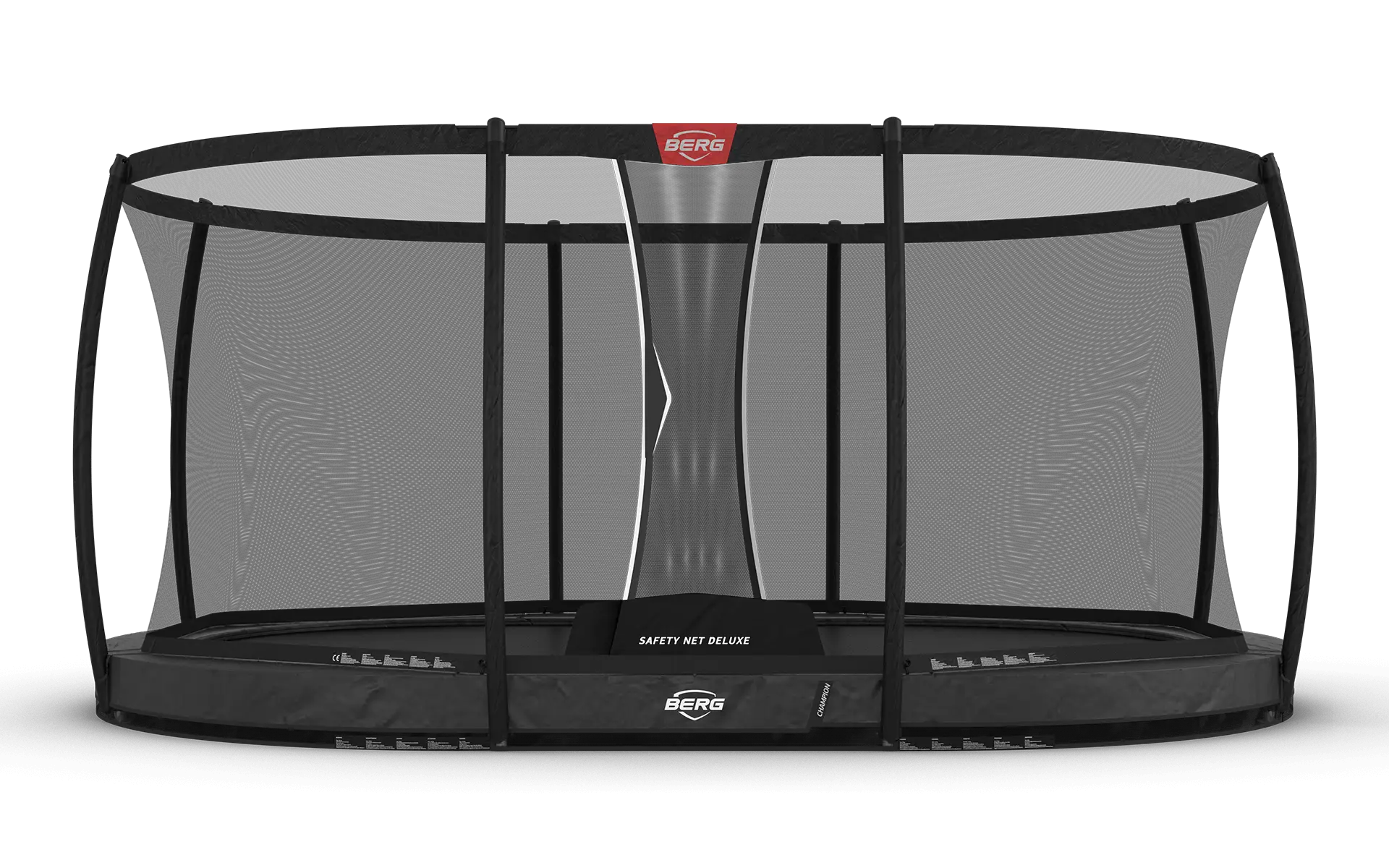 BERG Grand Champion InGround 470 Grey + Safety Net Deluxe