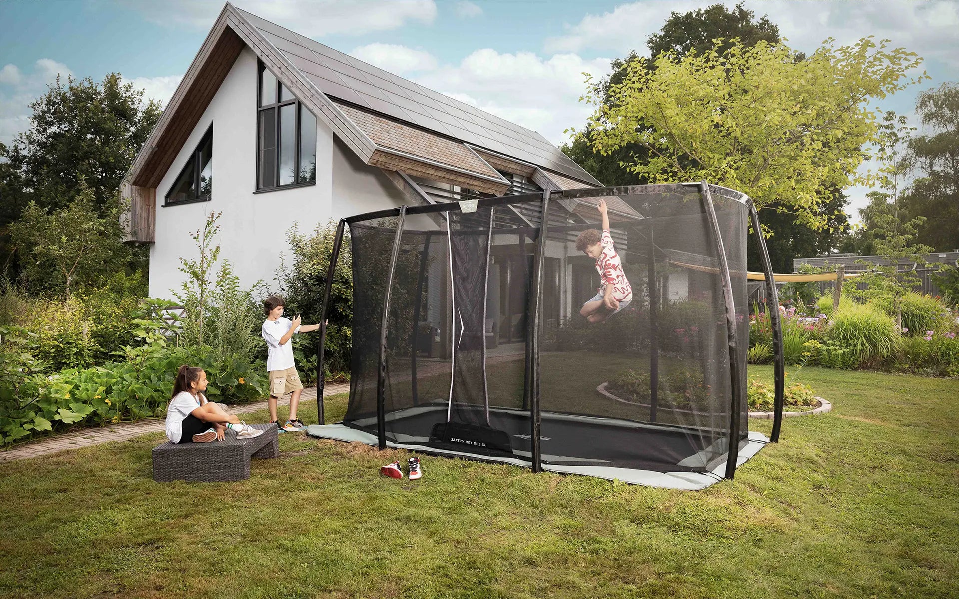 BERG Ultim Champion ECO FlatGround 410 + Safety Net DLX XL